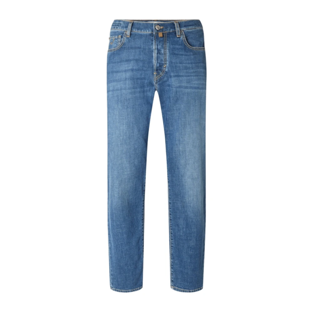 Jacob Cohën Mannelijk Blauw Jeans Heren, W36, Suède, Slim-Fit Jeans