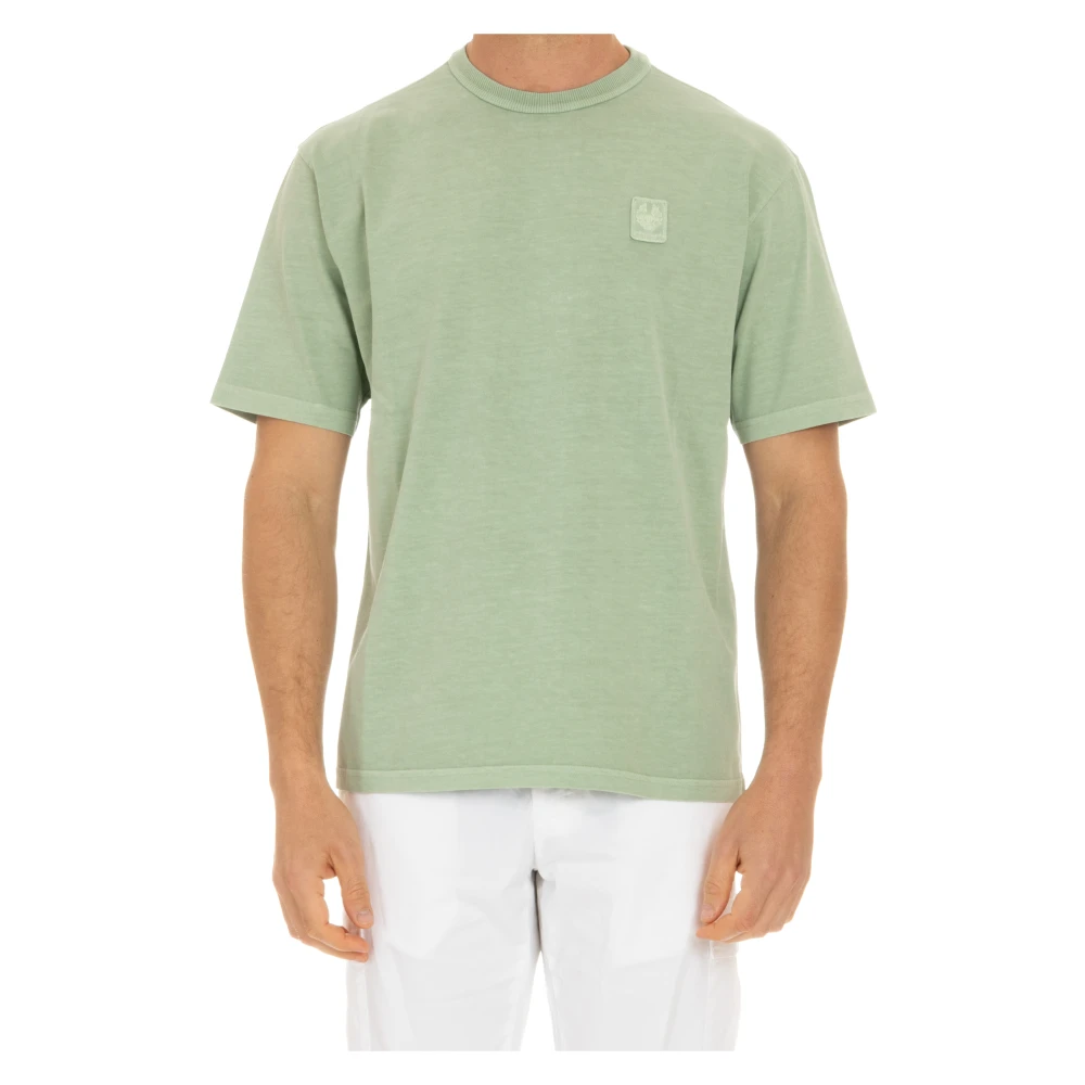Belstaff Mineral Outliner T-Shirt Green Heren