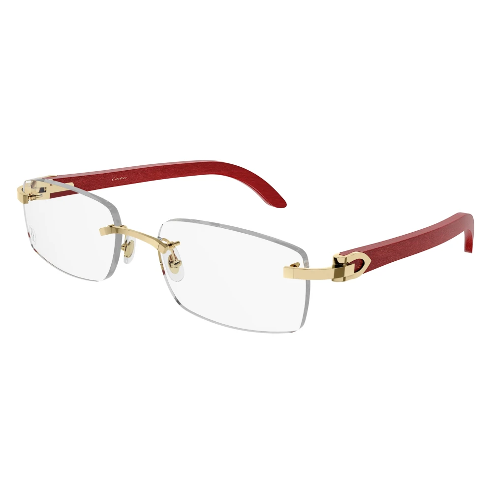 Cartier Unisex Yellow Glasses, 53 Mm, C Decor Optical Frame
