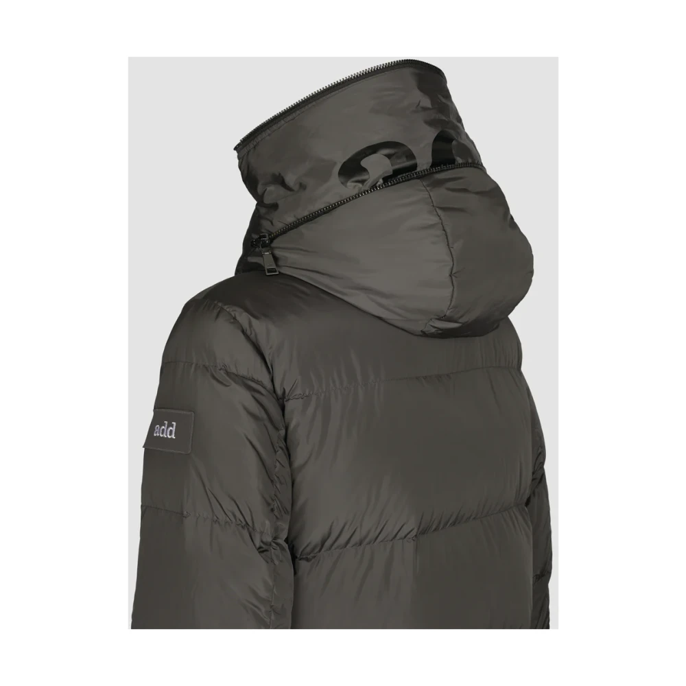 add Hoodie met Rits aan de Voorkant en Logodetails Gray Heren