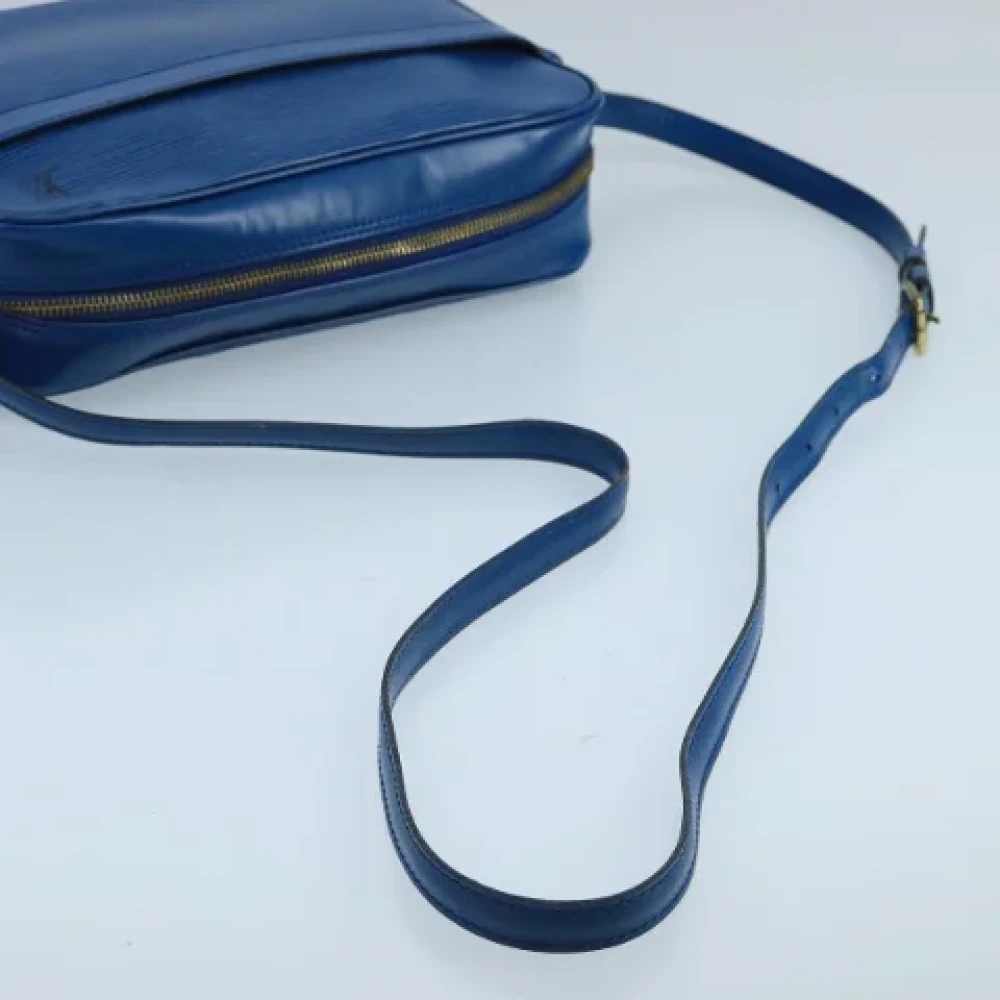 Louis Vuitton Vintage Pre-owned Leather shoulder-bags Blue Dames