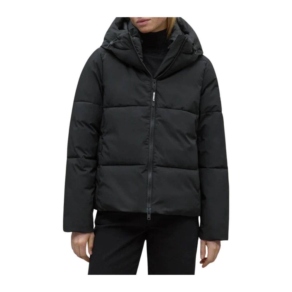 Ecoalf Zwarte Damesjas Ipalaalf Stijl Black Dames