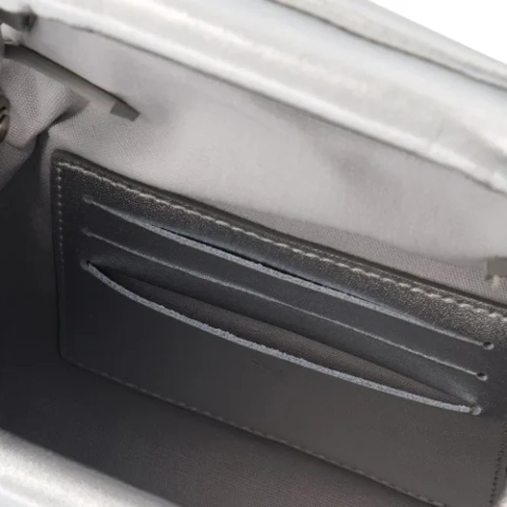 Osoi Leather shoulder-bags Gray Dames