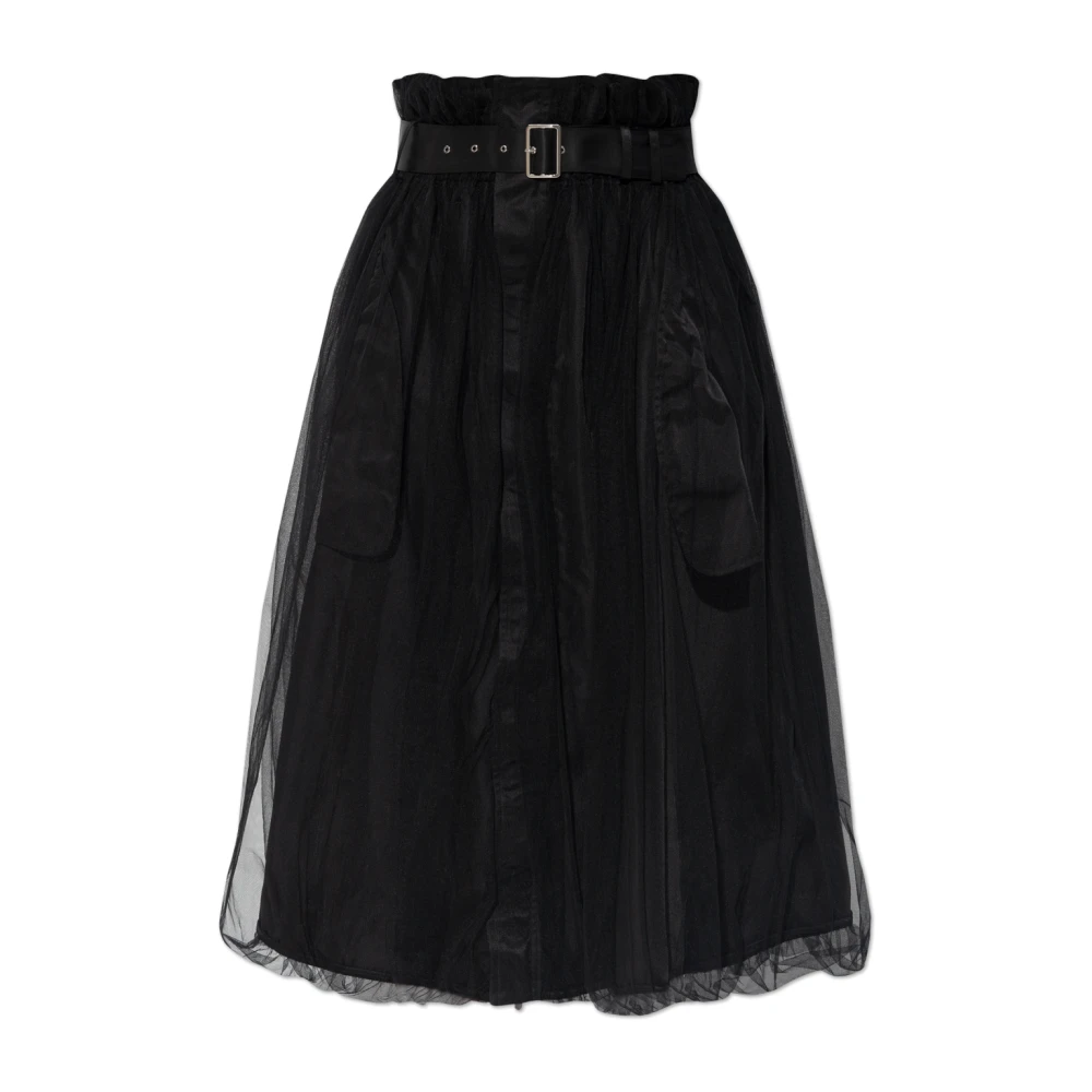 Comme des Garçons Omkeerbare rok Black Dames