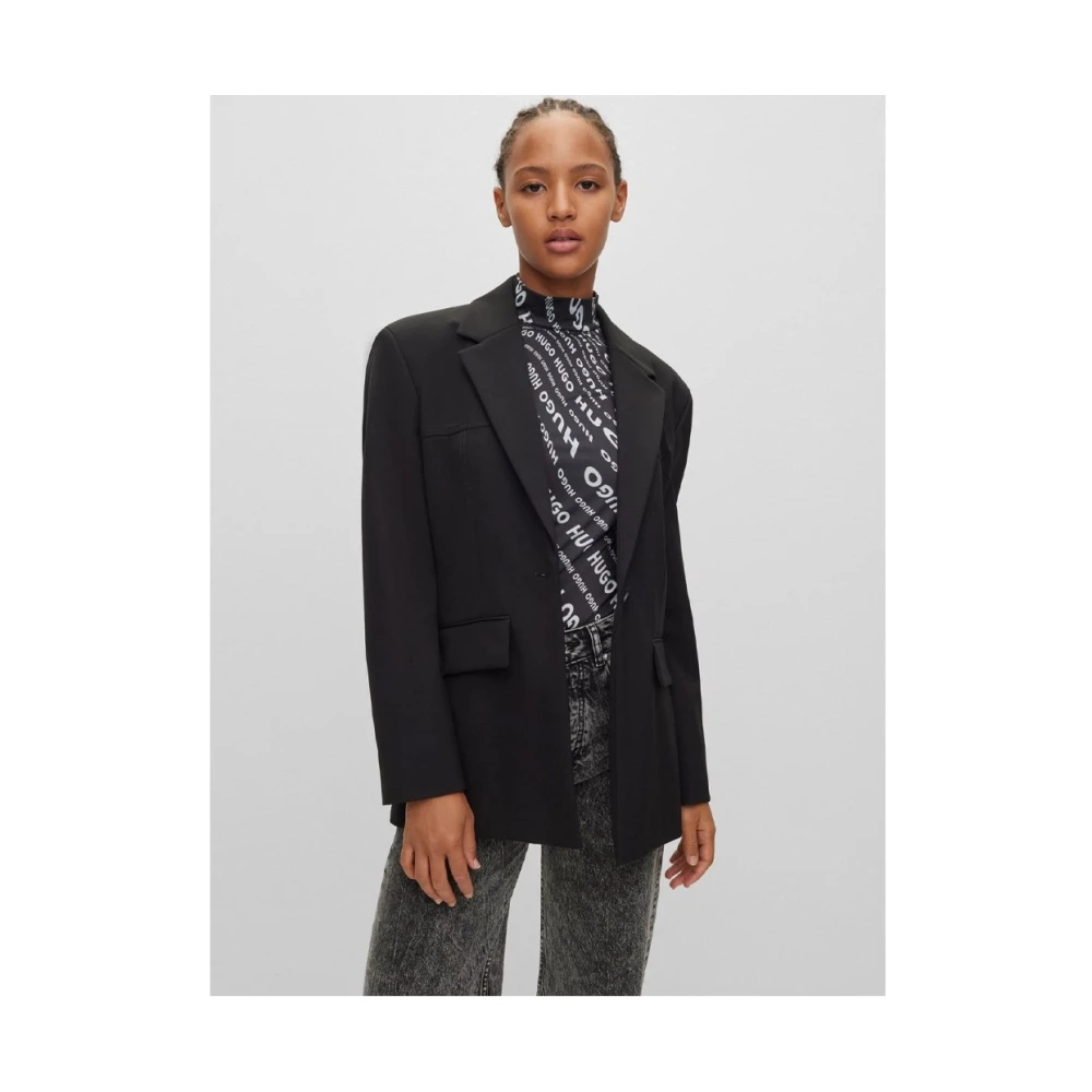 Hugo Boss Stijlvolle Jas voor Mannen Blue Dames