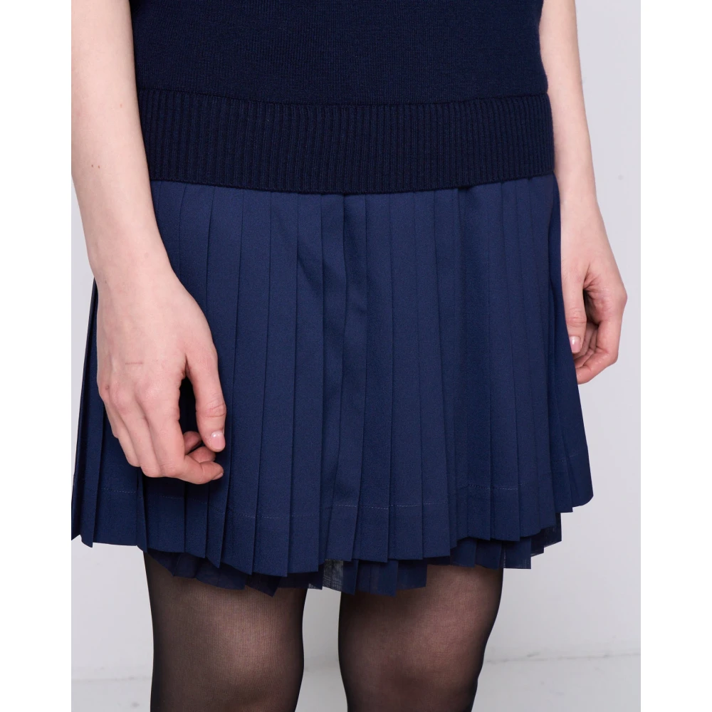 Silvian Heach Korte gecombineerde jurk met minirok Blue Dames
