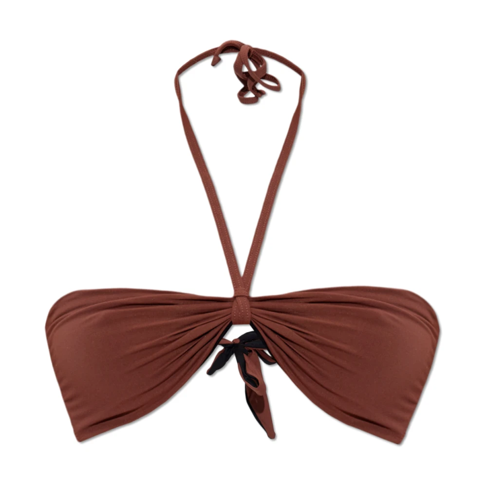 Bond-Eye Omkeerbare bikinitop Ida Tie Brown Dames
