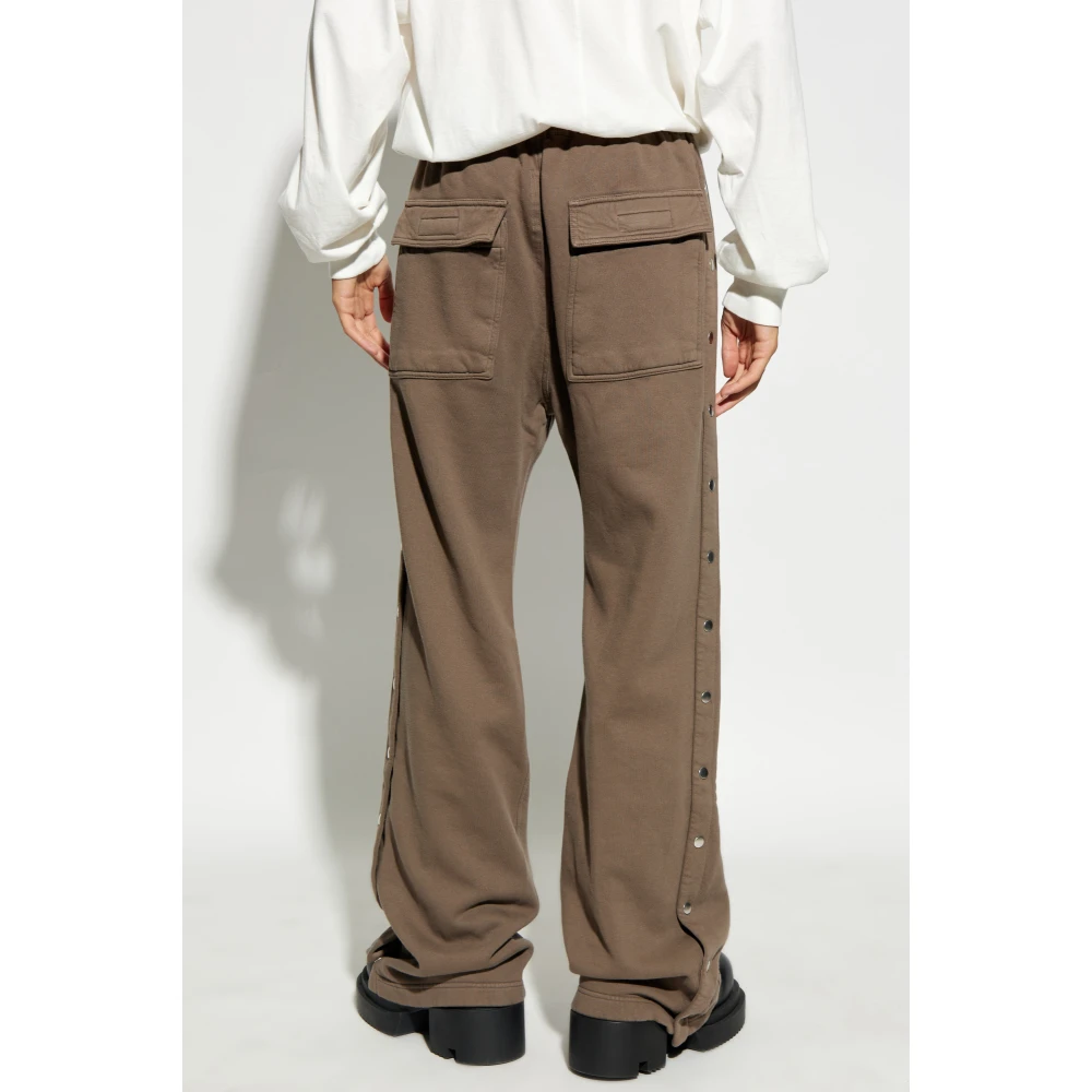 Rick Owens Sweatpants Pusher Brown Heren