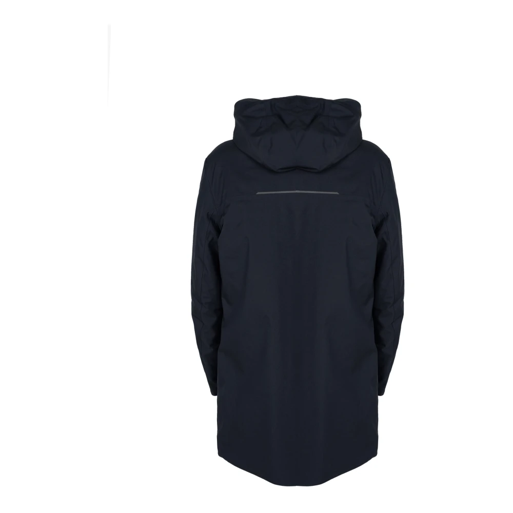 Geox Hooded Regenjas Blue Heren