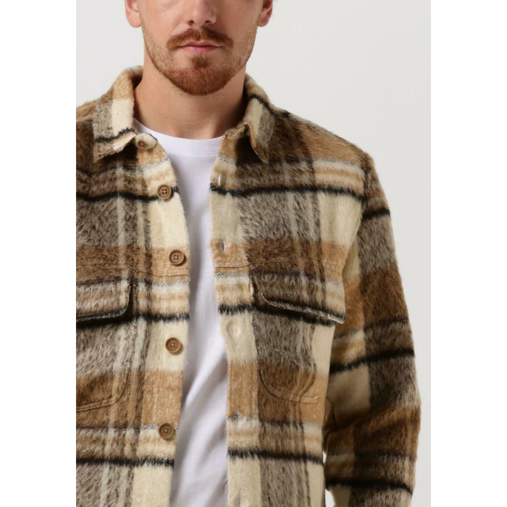 drykorn Heren Overshirt Seled Bruin Brown Heren