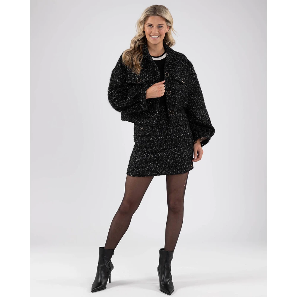 Nukus Harmony Blazer Jas Black Dames