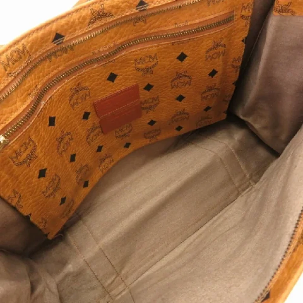 MCM Pre-owned Fabric totes Brown Dames