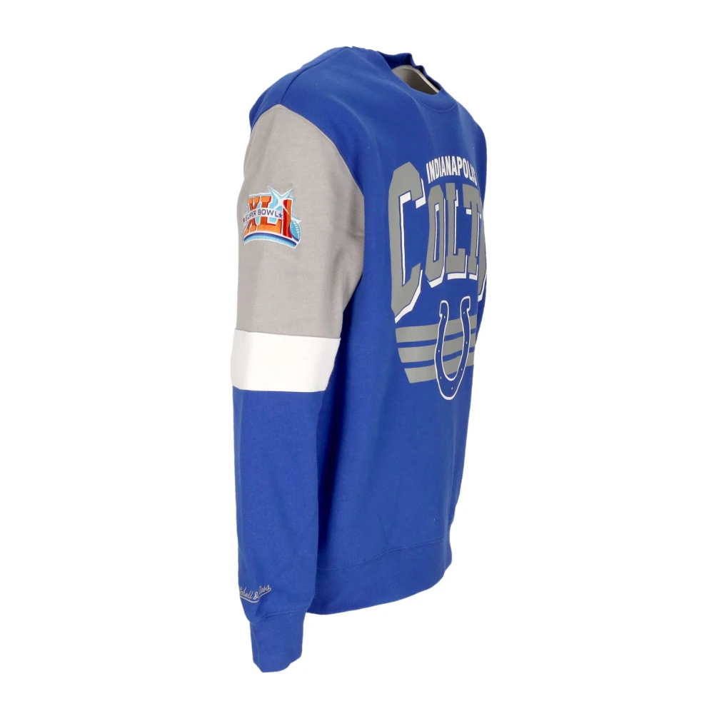 Mitchell & Ness Indianapolis Colts Crewneck Sweatshirt NFL Blue Heren