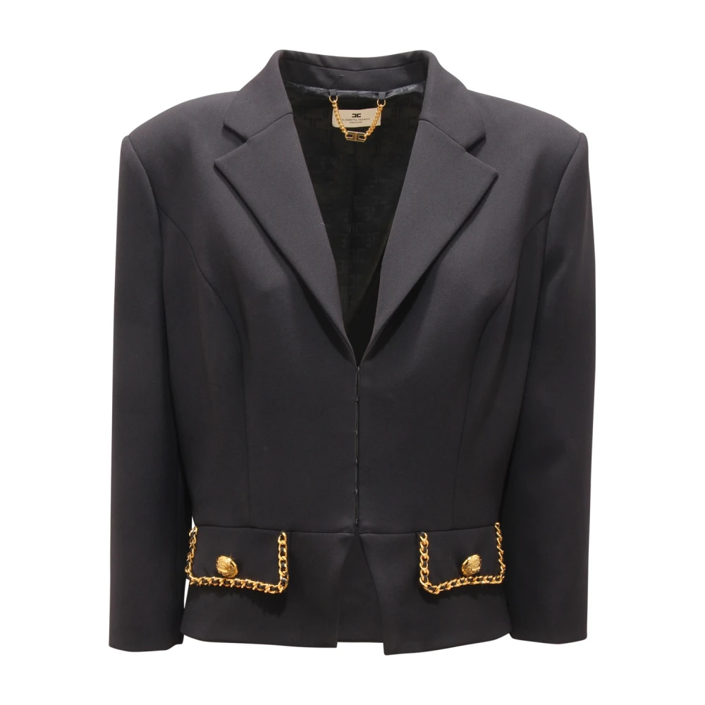 Jackets > Blazers - - Elisabetta Franchi - Modalova