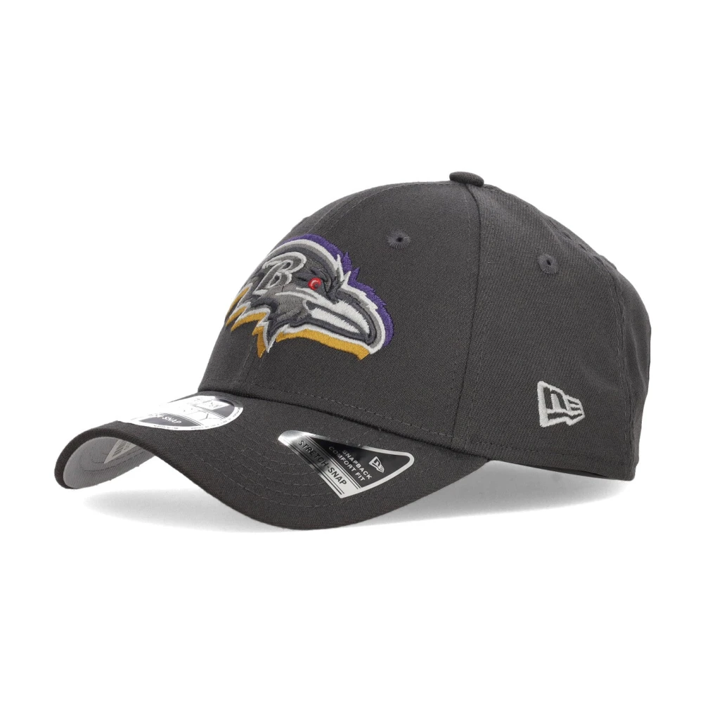 New era Gebogen klep hoed Baltimore Ravens NFL Draft Gray Heren