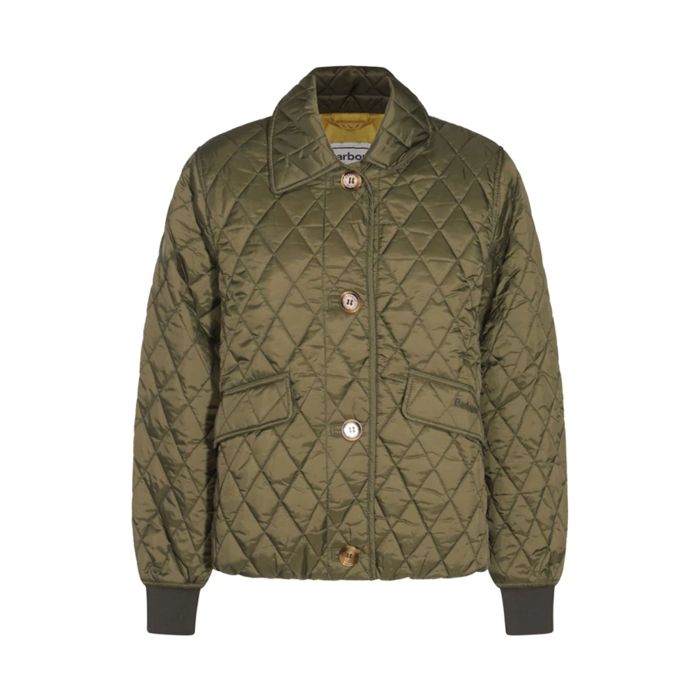 Barbour Alexa Jamie Quilt Jacket in olijfgroen Green Dames
