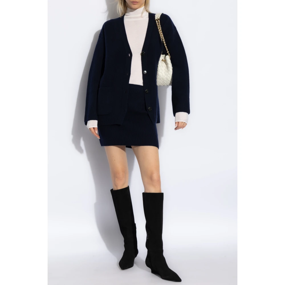Lisa Yang Cardigan Kellie Blue Dames