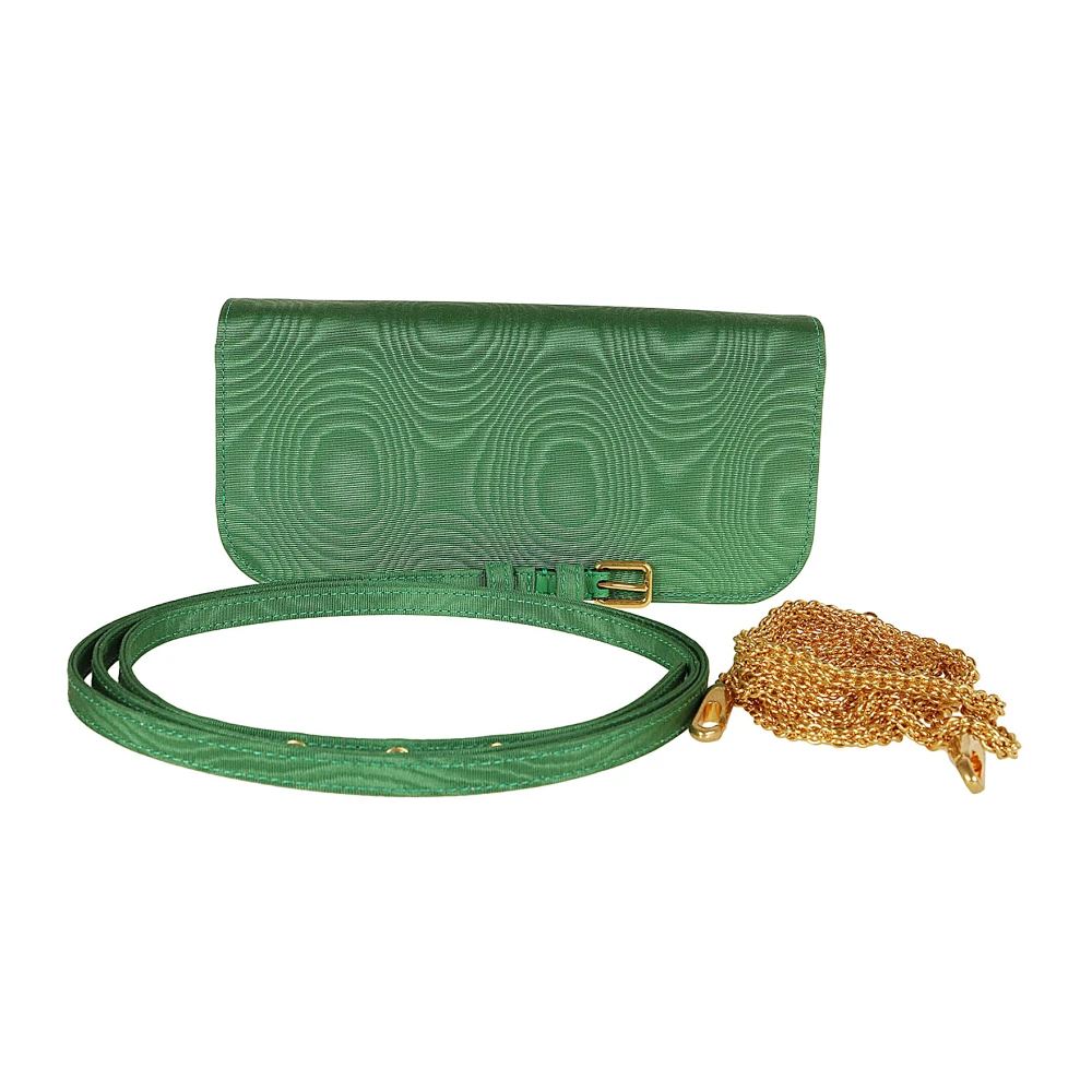 Valentino Garavani Smaragd Kristal Clutch Loco Green Dames