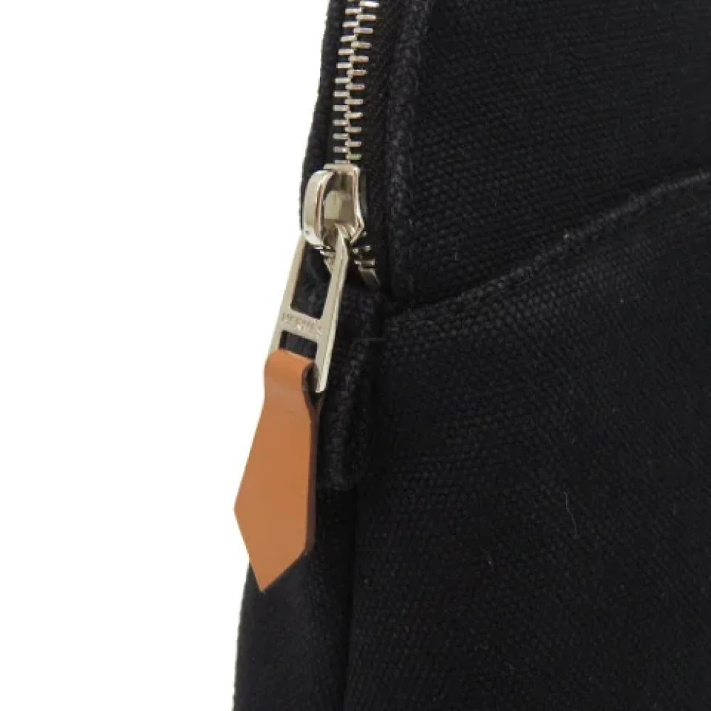 Hermès Vintage Pre-owned Canvas pouches Black Dames