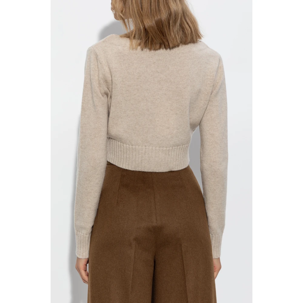 Max Mara Wollen trui Angri Beige Dames