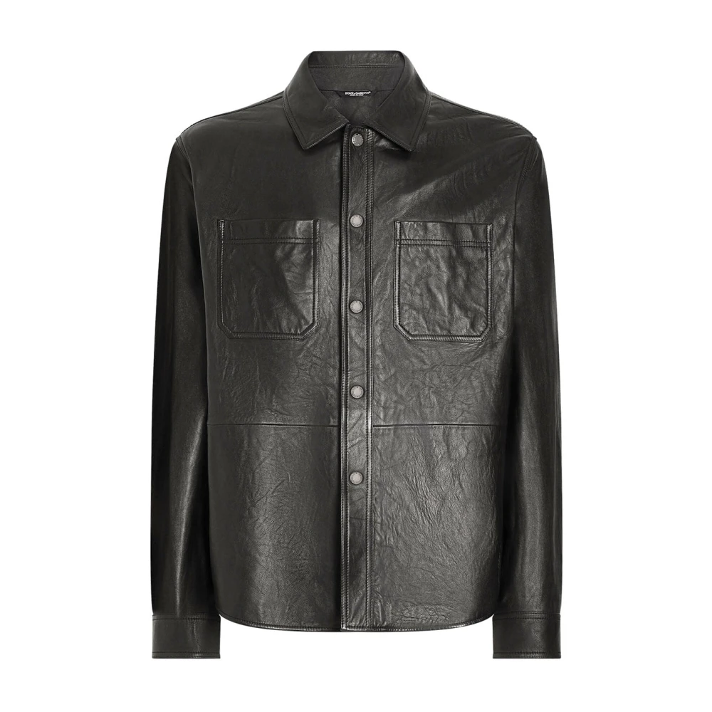 Dolce & Gabbana Men's Black Casual Shirts,, Casual Cotton Shirt In Medium