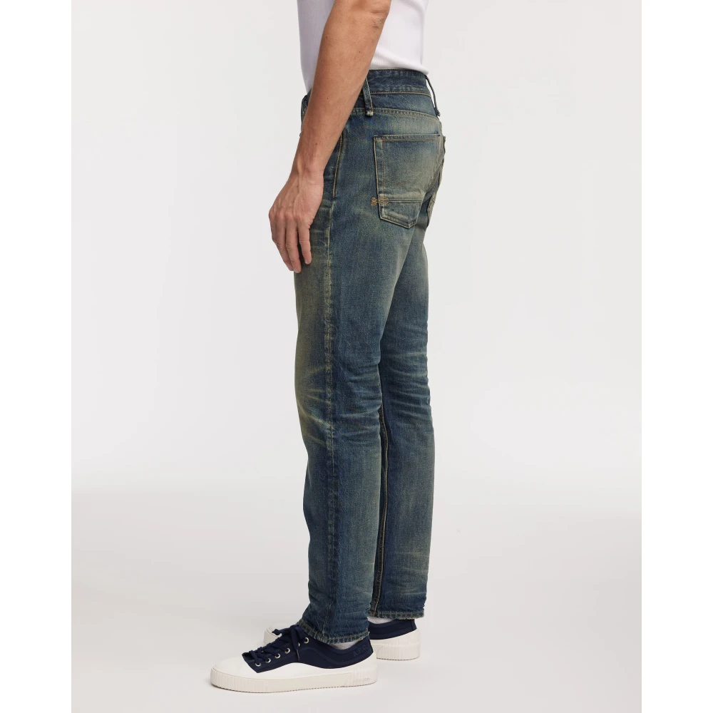 Denham Klassieke Straight Fit Jeans Blue Heren