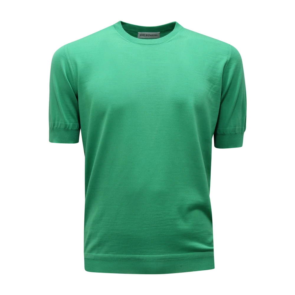 Goes Botanical Green T-Shirts, Male, Xl, Maglia Wool