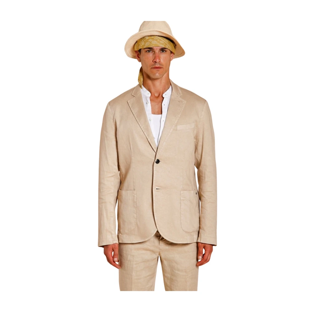 Mason's Hombre Beige - Da Vinci Blazer - Jackets - 3XL