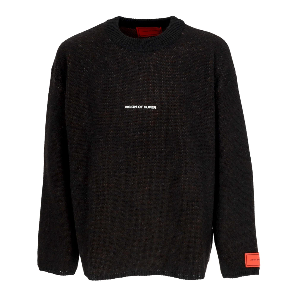 Vision OF Super Militaire Skull Logo Sweater Zwart Black Heren