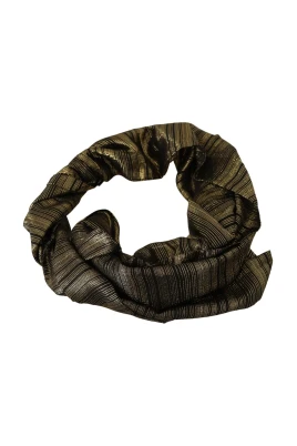 Metallic Stripe Scarf