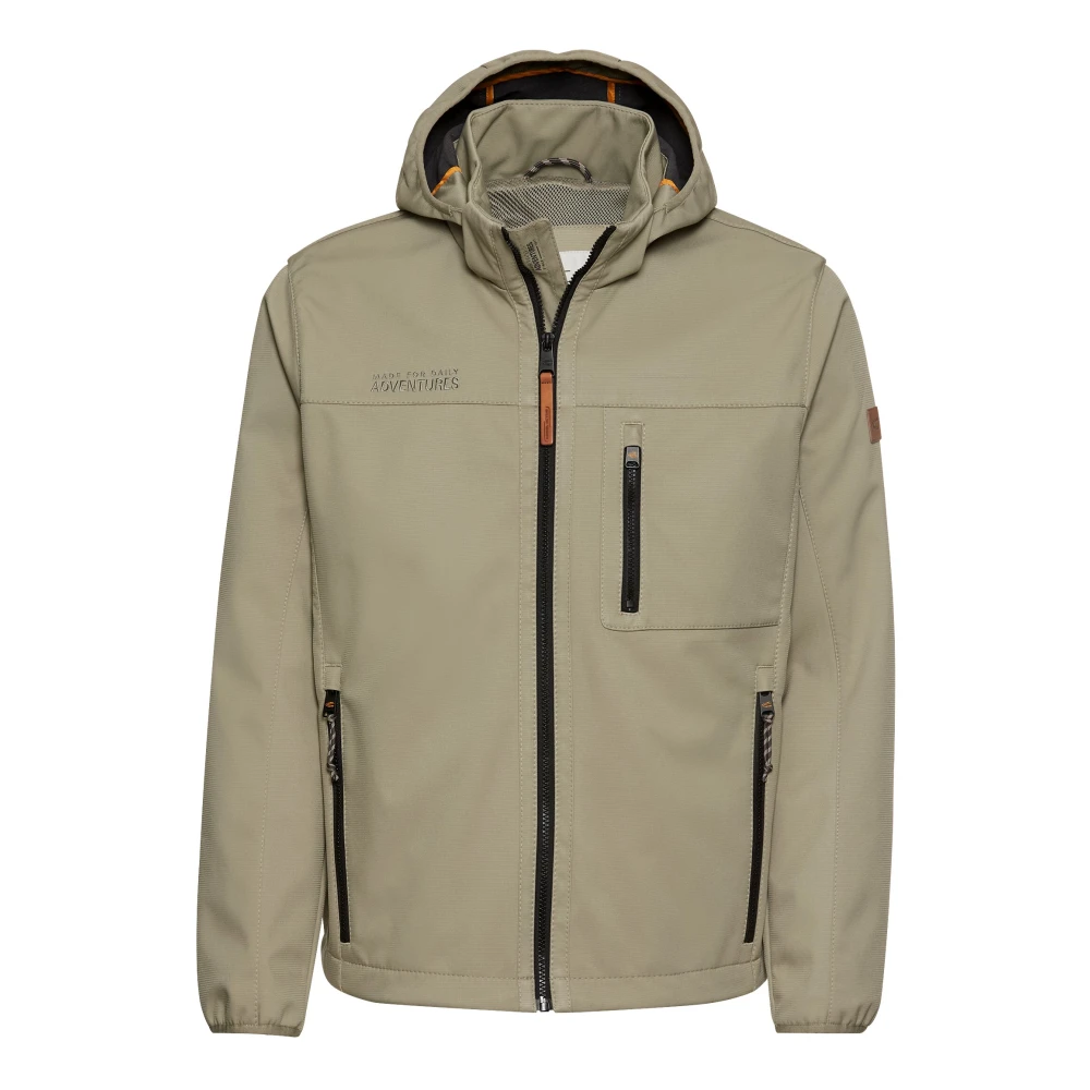 camel active Softshell jack van gerecycled polyester Beige Heren