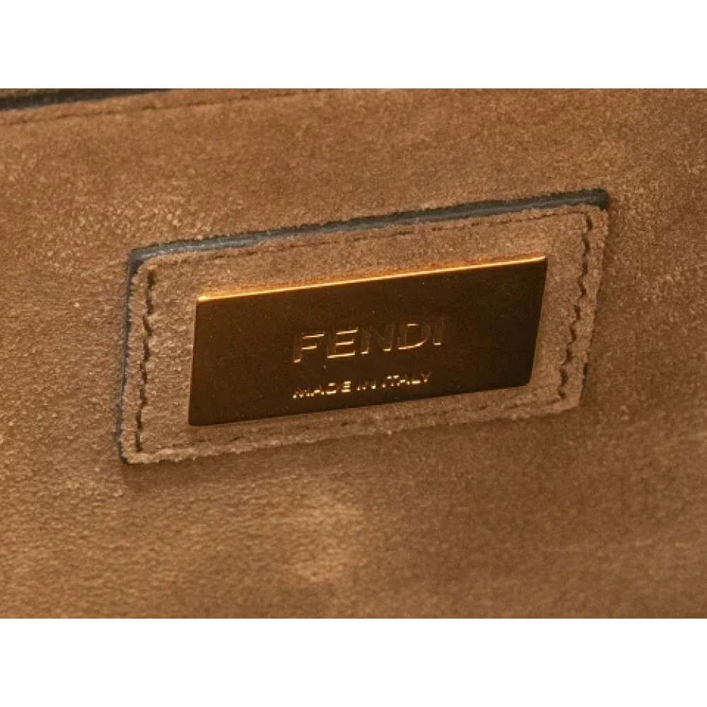 Fendi Vintage Pre-owned Suede handbags Beige Dames