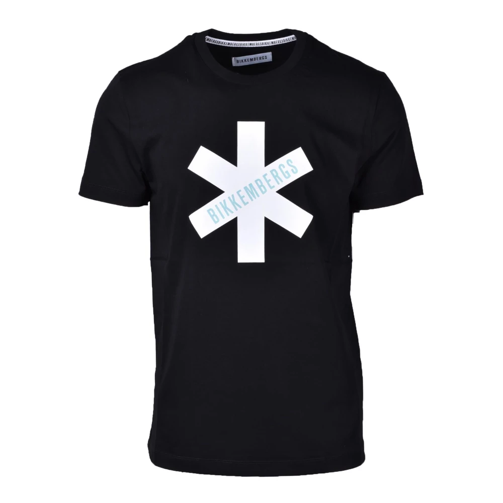 Bikkembergs Katoenen T-shirt Black Heren