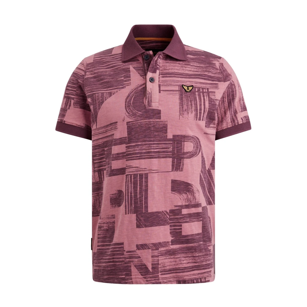 PME Legend polo met all over print roze