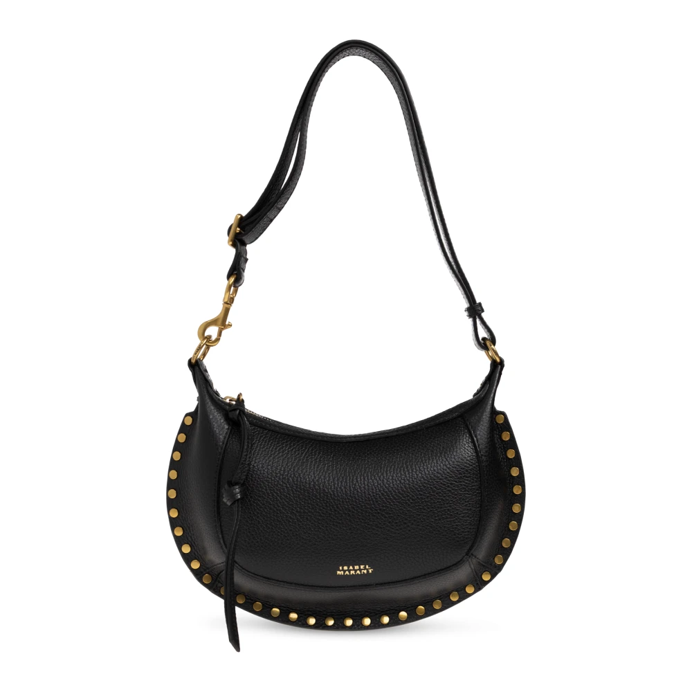 Isabel Marant Women's Black Oskan Moon Shoulder Bag