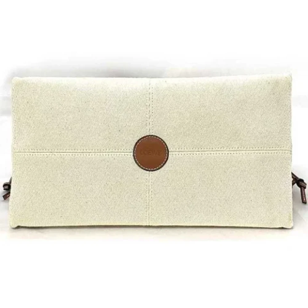 Loewe Pre-owned Fabric totes White Dames