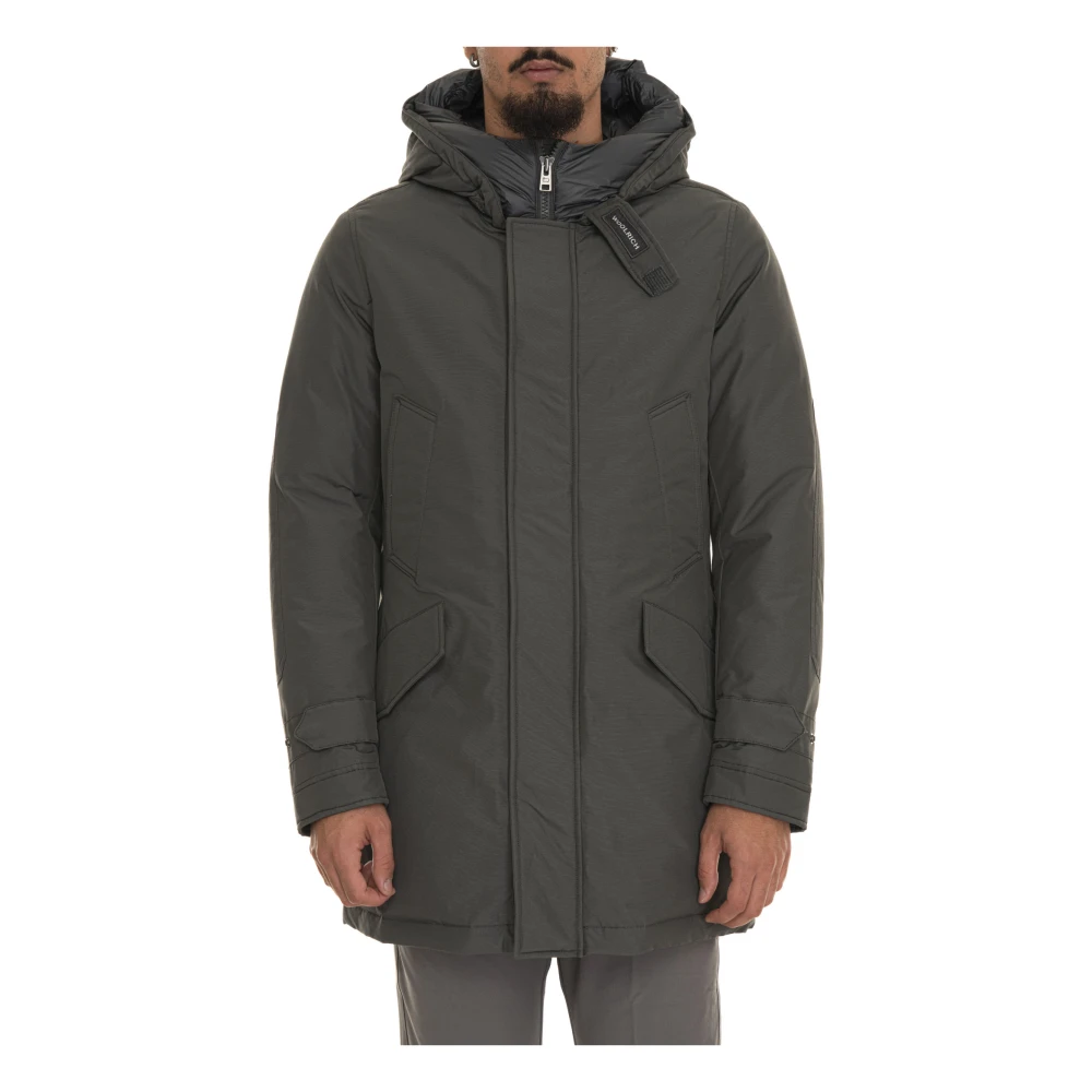 Woolrich Stijlvolle jassen voor elke gelegenheid Gray Heren