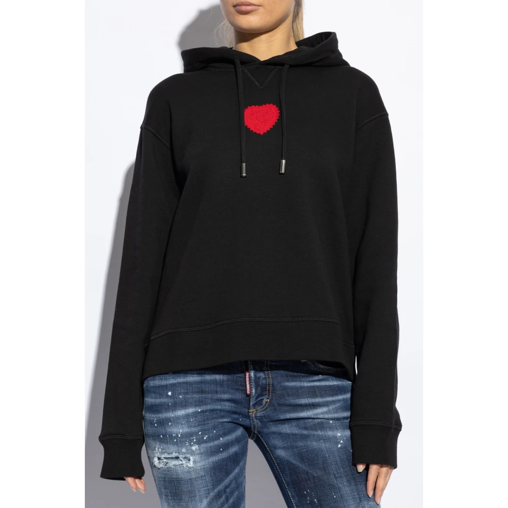 Dsquared2 Hoodie Black Dames