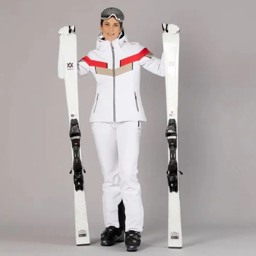 CMP Witte Winterjas High-Loft Technologie White Dames