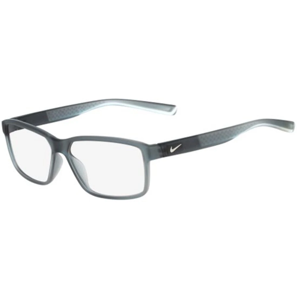 Nike Stijlvolle Brillenmonturen in Mat Grijs Gray Unisex