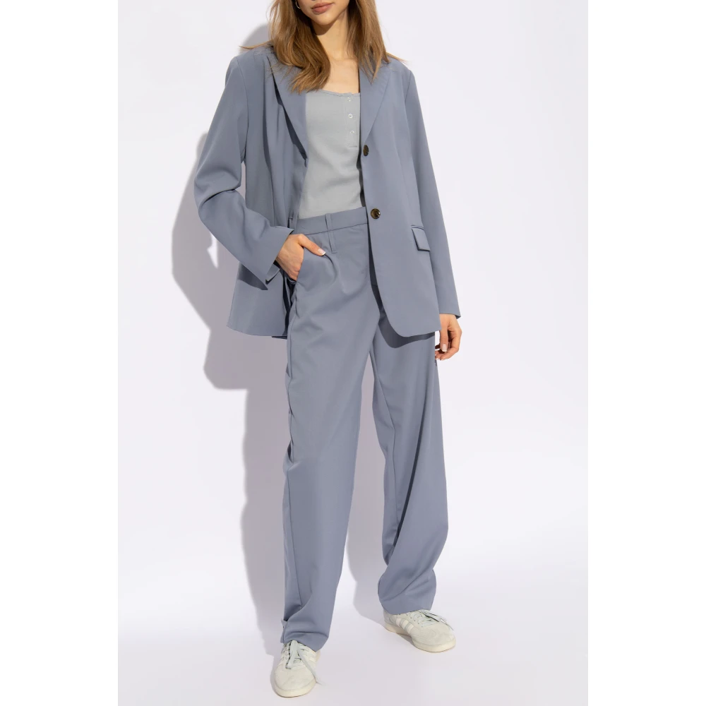 Samsøe Saluz Broek Blue Dames