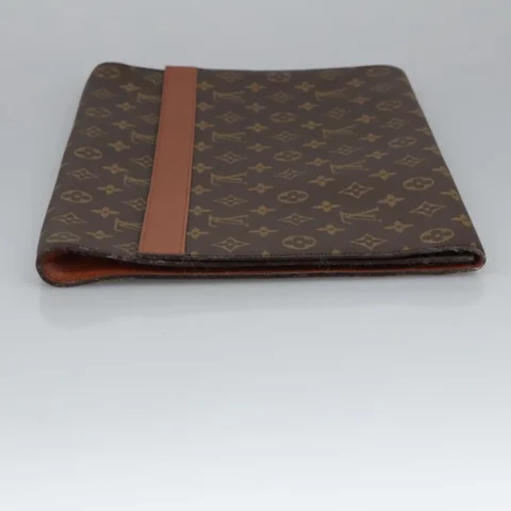 Louis Vuitton Vintage Pre-owned Canvas clutches Brown Dames