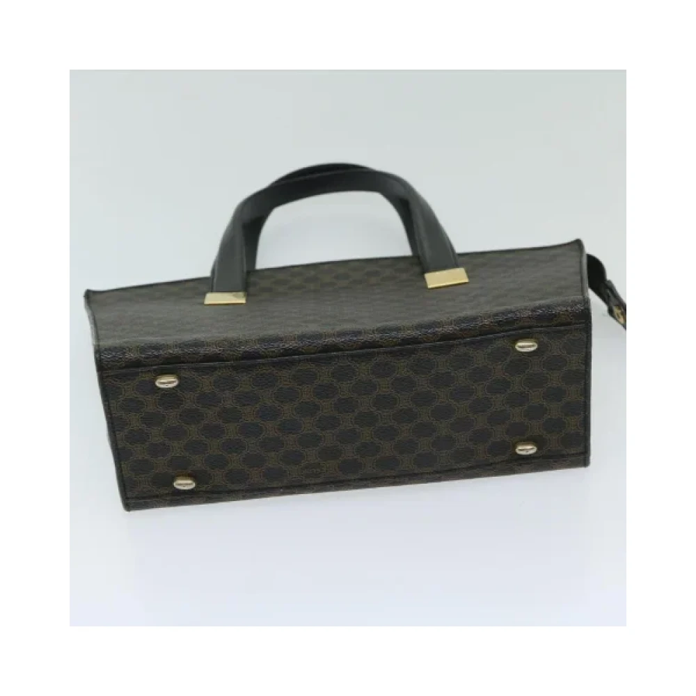 Celine Vintage Pre-owned Leather handbags Black Dames