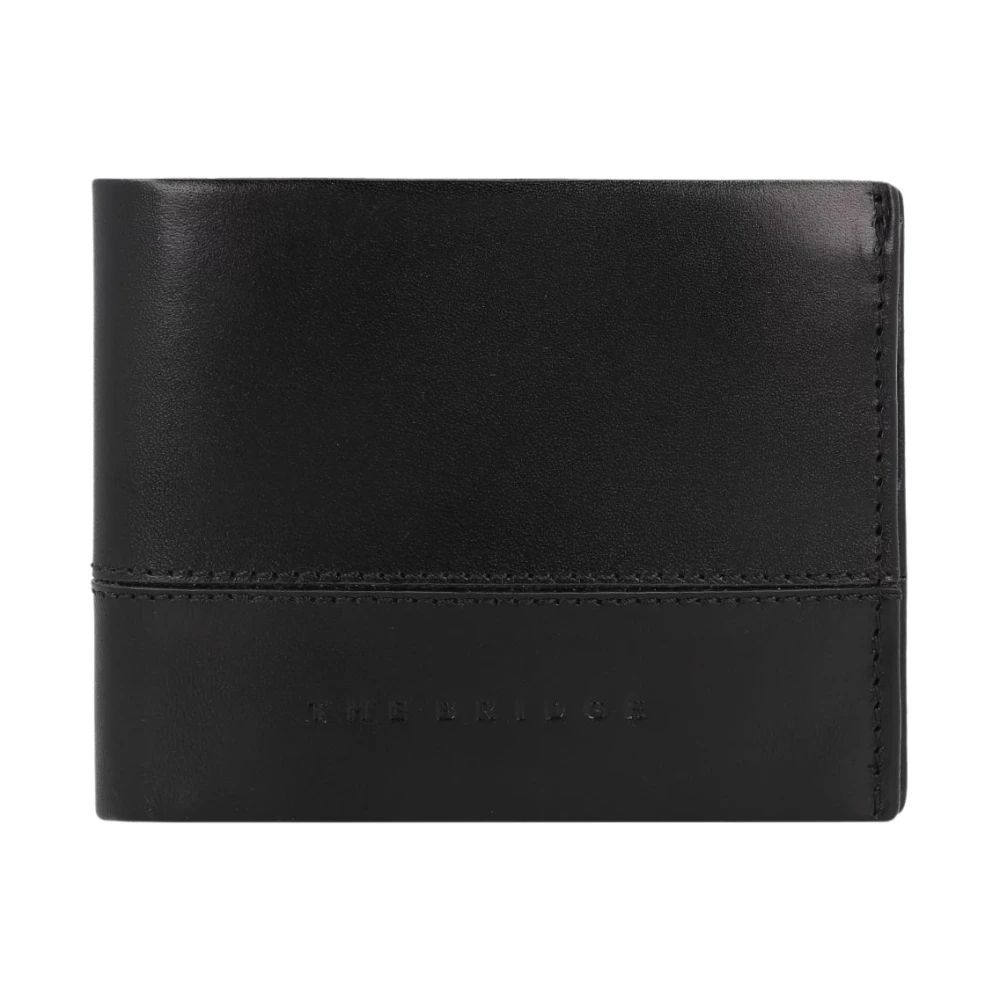 The Bridge Męski Czarny Akcesoria, Mężczyzna, One Size, Stylowy Portfel Damiano