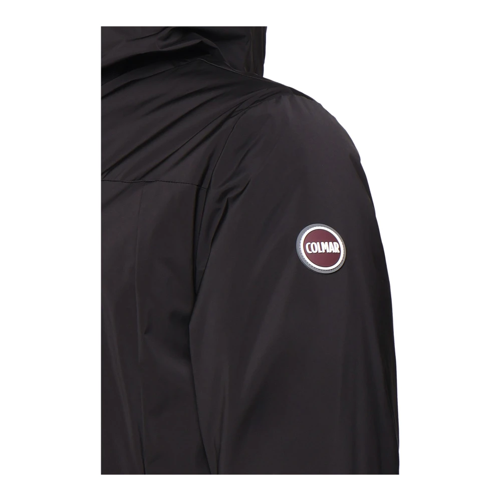 Colmar Zwarte Gewatteerde Jas met Capuchon Black Heren