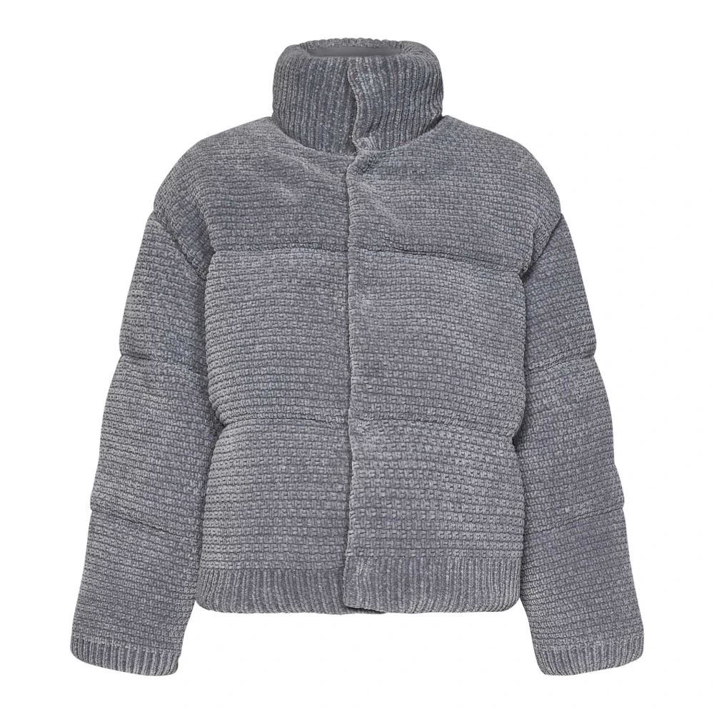 Bonsai Grijze Oversized Jas Aw24 Gray Heren