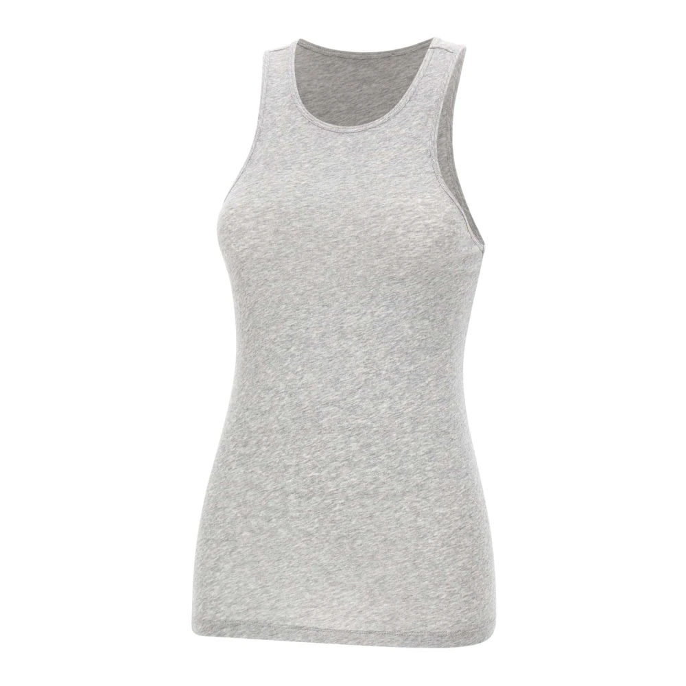 Entire Studios Women's Gray Sleeveless Tops, Xs, Muscle Tank Top