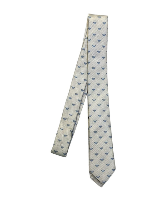 silk-gray-tie-with-blue-eagle-logo
