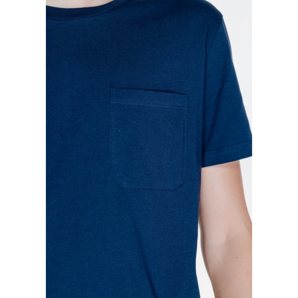 Peuterey Heren T-shirt Lente Zomer Collectie Blue Heren
