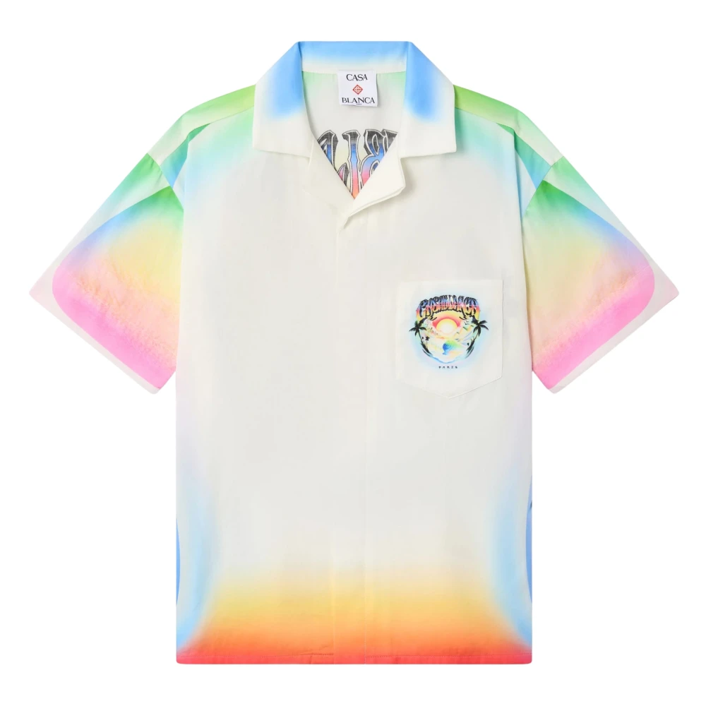 Casablanca Boys Multi Casa Airspray Printed Shirt Colour - Size 7 Years/8 Years Kids - Image 3
